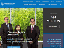 Tablet Screenshot of penneylaw.com